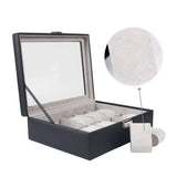 10 Slot Watch Display Box Case Jewelry Storage Organizer