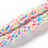 10 Colorful Polymer Clay Beads Strands 6mm Flat Round Heishi for DIY Jewelry