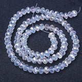 10 Strand Electroplate Faceted Glass Beads 4mm 6mm 8mm DIY Jewelry Making