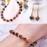 10 Strand Faceted Transparent Glass Beads 3/3.5/4/6/8mm For DIY Jewelry Making