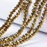 10 Strand Faceted Transparent Glass Beads 3/3.5/4/6/8mm For DIY Jewelry Making