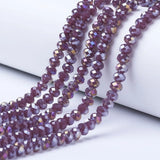 10 Strand Electroplate Glass Beads Jade Beads for DIY Jewelry Making 4/6/8mm