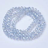 10 Strand Electroplate Glass Beads Jade Beads for DIY Jewelry Making 4/6/8mm