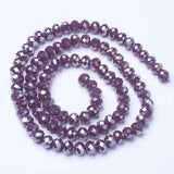 10 Strand Electroplate Glass Beads Jade Beads for DIY Jewelry Making 4/6/8mm