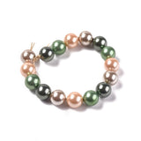 10 Strand Shell Beads 10mm Mixed for Jewelry Making