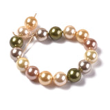 10 Strand Shell Beads 10mm Mixed for Jewelry Making