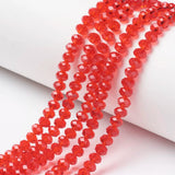 10 Strand Mix Faceted Glass Beads 4mm 6mm 8mm Jewelry Making DIY