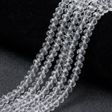 10 Strand Mix Faceted Glass Beads 4mm 6mm 8mm Jewelry Making DIY