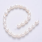 10 Strand Natural Pearl Beads 6.5~7.5mm