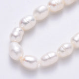 10 Strand Natural Pearl Beads 6.5~7.5mm