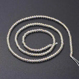 10 Strands 2.5mm Small Electroplate Glass Beads for Jewelry Making