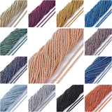 10 Strands 2.5mm Small Electroplate Glass Beads for Jewelry Making