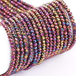 10 Strands 2mm Small Mini Glass Beads Seed Beads for Jewelry Making