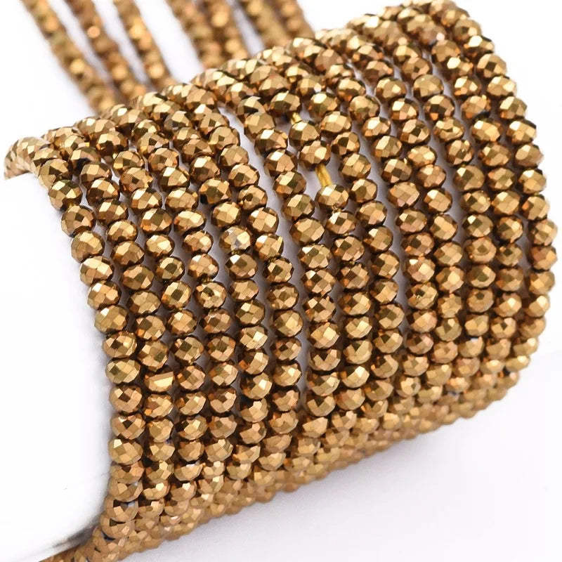 10 Strands 2mm Small Mini Glass Beads Seed Beads for Jewelry Making
