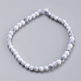 Howlite Beads Strands 4-10mm Round for Jewelry Making DIY Craft