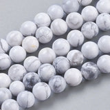 Howlite Beads Strands 4-10mm Round for Jewelry Making DIY Craft