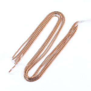 10 Strands Copper Hematite 2x4mm Tube Spacer Beads DIY Jewelry Making