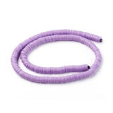 10 Colorful Polymer Clay Beads 6mm Round Flat Disc Heishi for DIY Jewelry Making