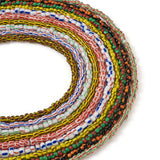 10 Colorful Lampwork Beads Glass Seed Bead Bracelet DIY Jewelry Making