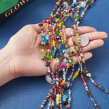 10 Mixed Electroplate Glass Beads Faceted Spacer Beads for DIY Beading