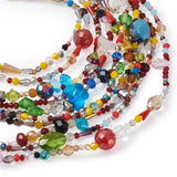 10 Mixed Electroplate Glass Beads Faceted Spacer Beads for DIY Beading