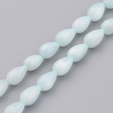 10 Strands Shell Dyed Bead Teardrop Shape Multiple Colors 7x5mm