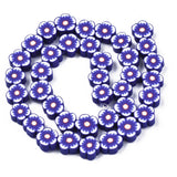 10 Strands Plum Blossom Polymer Clay Spacer Loose Beads DIY Jewelry Making