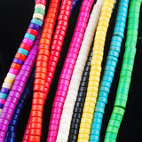 10 Strands Turquoise Stone 2x4mm Rondelle Spacer Beads