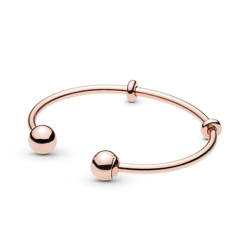 925 Sterling Silver Bow Sparkling Crystal Bracelet for Women