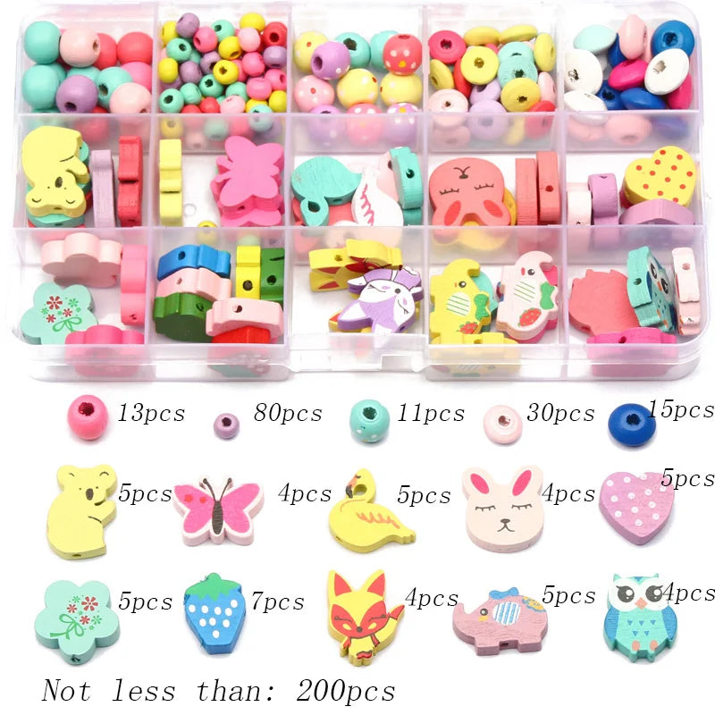 Colorful Beads Jewelry Making Kit for Kids