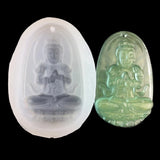 10 Guanyin Buddha Amulet Yin Yang Taiji Charms Resin Casting Molds
