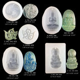 Guanyin Buddha Chinese Amulet Resin Casting Molds