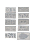 Goldfish Leaf Snowflake Moon Star Sun Pendant Resin Molds