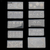 10 Styles Goldfish Leaf Rabbit Resin Mold