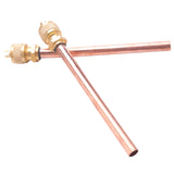 AC Refrigeration Valve 1/4 x 1/4 OD x 4 inch Core