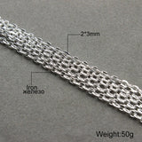 10 Yards Brass Necklace Chains for DIY Jewelry Making F712