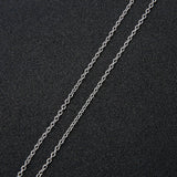 10 Yards Silver Tone Stainless Steel Round O Link Chain for Necklaces Bracelet