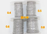 10 Yards Silver Tone Stainless Steel Round O Link Chain for Necklaces Bracelet