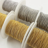316L Stainless Steel Necklace Chains Bulk - DIY Women Men Jewelry Findings