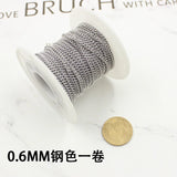 316L Stainless Steel Necklace Chains Bulk - DIY Women Men Jewelry Findings
