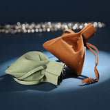 10 Microfiber Drawstring Pouches Jewelry Ring Earring Bag