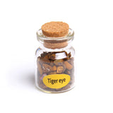 10 Natural Quartz Gravel Rock Wishing Bottles - Reiki Healing Agates Chip