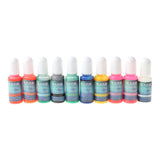 10-color Crystal Epoxy Dye Essence Fluid Ink Luminous Colorant