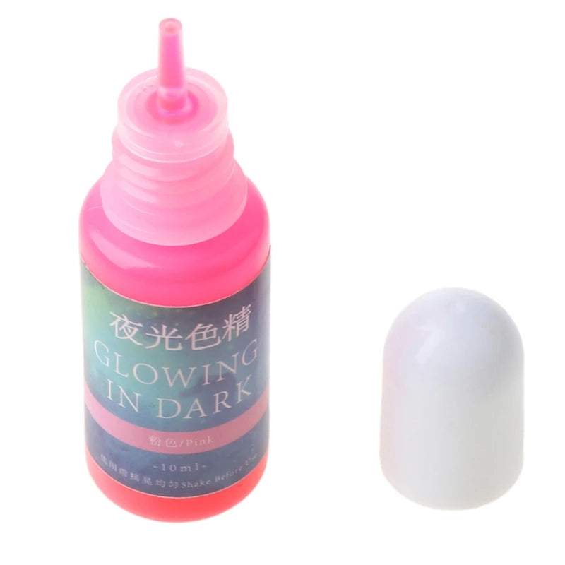 10-color Crystal Epoxy Dye Essence Fluid Ink Luminous Colorant