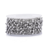 304 Stainless Steel Flat Oval Cable Chains for Jewelry Making