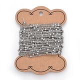 304 Stainless Steel Flat Oval Cable Chains for Jewelry Making