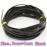 1mm Thin Cow Leather Cord for Bracelet Necklace Bags Accessories