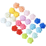 10 Mini Retro Resin Rose Flower Nail Art Patches for DIY Earrings Jewelry