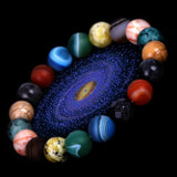 10mm Planet Bracelet Howlite Lapis Stone Beads