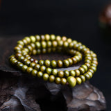 Prayer Reiki Healing Tiger Eye Stone Beaded Bracelet Necklace